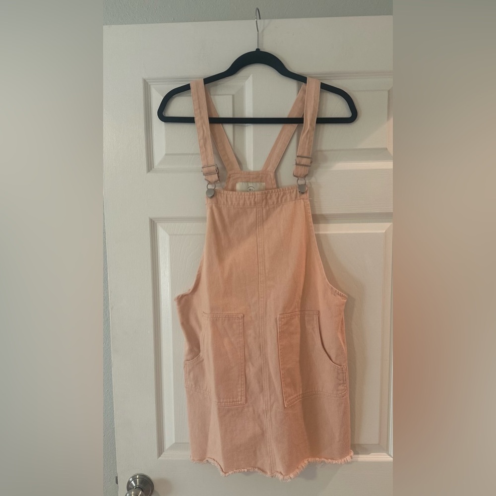 Womens Cotton On Overall Dress Mini Coverall
Pinafore Apron Adjustable Straps 10